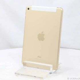 〔中古品〕 iPad mini 4 32GB ゴールド MNWG2J／A auロック解除SIMフリー【305】