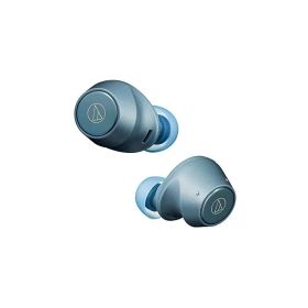 【特価商品】オーディオテクニカ ATH-CKS30TW BL ワイヤレスイヤホン bluetooth 【完全ワイヤレスイヤホン / 重低音 / IP55 防水防塵規格 / マルチポイント対応 / 小型軽量 / 最大約20時間再生 / アプリ対応 / ヒアス