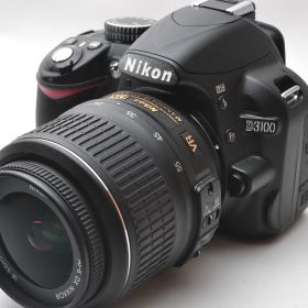 【中古】【1ヶ月保証】 ニコン Nikon D3100 レンズキット ブラック SDカード付き