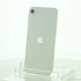 〔中古品〕 iPhone SE 第3世代 64GB スターライト MMYD3J／A SIMフリー【196】
