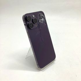 iPhone 14 Pro Max 256GB ディープパープル SIMフリー 白ロム 81%【難有】【最速発送】