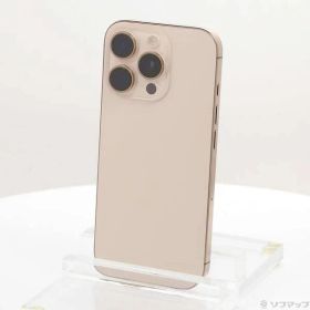 〔中古品〕 iPhone16 Pro 256GB デザートチタニウム MYN23J／A SIMフリー【196】