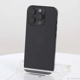 〔中古品〕 iPhone16 Pro 256GB ブラックチタニウム MYN03J／A SIMフリー【262】