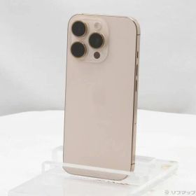 〔中古品〕 iPhone16 Pro 256GB デザートチタニウム MYN23J／A SIMフリー【377】