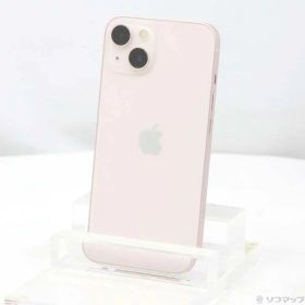 【中古】Apple(アップル) iPhone13 128GB ピンク MLNE3J／A SIMフリー 〔ネットワーク利用制限▲〕 【262-ud】