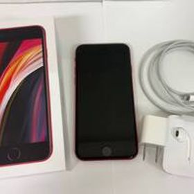 【10814】Apple iPhoneSE2 128GB MXD22J/A 第二世代 SIMフリー IMEI:356499105058295 判定‐ レッド 赤 携帯 ケータイ スマホ 携帯電話