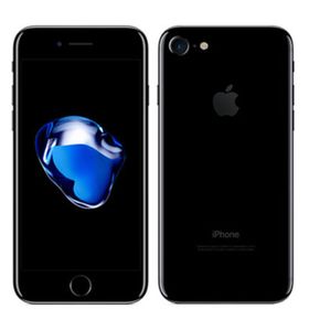 アップル(Apple)のiPhone7 128GB ジェットブラック SIMフリー 本体 スマホ iPhone 7 アイフォン アップル apple 【送料無料】 ip7mtm465(スマートフォン本体)