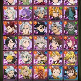 最終価格‼️微進行‼️引退🌈トリスタン3凸、メリエリ4凸🌈 | グラクロのアカウントデータ、RMTの販売・買取一覧