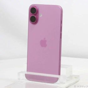 【中古】Apple(アップル) iPhone16 Plus 128GB ピンク 3N345J／A SIMフリー 【377-ud】