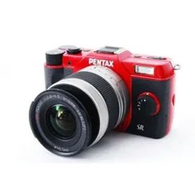 ペンタックス PENTAX Q10 レッド レンズキット 美品 超小型で超かわいい SDカードストラップ付き