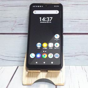 au arrows We FCG01 ブラック 本体 白ロム SIMロック解除済み SIMフリー C169649