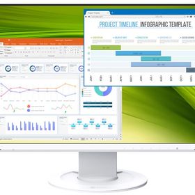 <FlexScan>22.5インチカラー液晶モニター(1920x1200/DisplayPort(HDCP 1.3)、HDMI(HDCP1.4)、D Sub 15 ピン(ミニ)/ホワイト)[] EV2360-WT