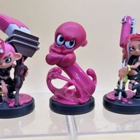 初期化済 セット アミーボ amiibo フィギュア Nintendo 任天堂 タコ タコガール タコボーイ スプラトゥーン Splatoon