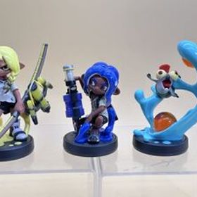 初期化済 トリプル セット アミーボ amiibo フィギュア Nintendo インクリング イエロー オクトリング ブルー コジャケ スプラトゥーン