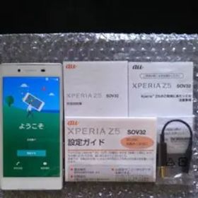 (お値下げしました)au Xperia z5 sov32 white