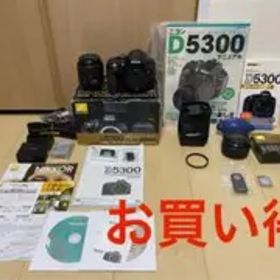 中古品NIKON D5300 18-55 VRII kit(BRACK) 他