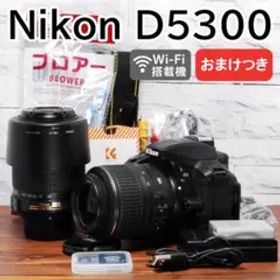 Nikon D5300ダブルレンズセット✨Wi-Fi搭載機 美品✨