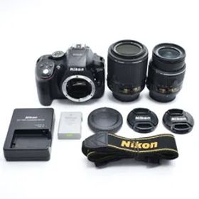 B#10552 Nikon デジタル一眼レフカメラ D5300 ダブルズームキット2 ブラック