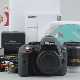 Nikon ニコン 【中古】Nikon ニコン D5300 18-55 VR II レンズキット ブラック デジタル一眼レフカメラ