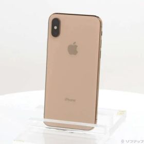 〔中古品〕 iPhoneXS 256GB ゴールド MTE22J／A SIMフリー【247】