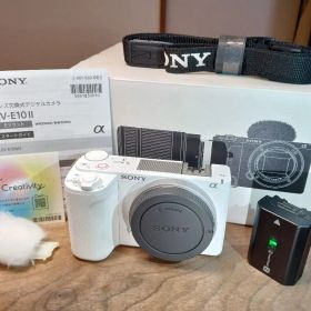 最終価格【保証4ヶ月+センサー清掃】SONY ZV-E10M2 ボディ取説+元箱