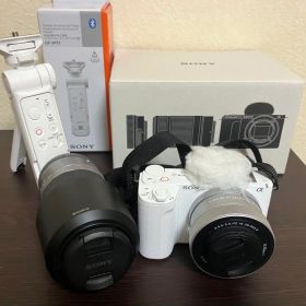 SONY ZV-E10Ⅱ ホワイト ダブルズームレンズキット 本体 + 付属品