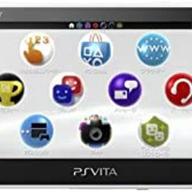 【中古】PlayStation Vita Wi-Fiモデル グレイシャー・ホワイト(PCH-2000ZA22)