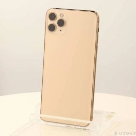 〔中古品〕 iPhone11 Pro Max 64GB ゴールド MWHG2J／A SIMフリー【297】
