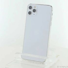 〔中古品〕 iPhone11 Pro Max 512GB シルバー MWHP2J／A SIMフリー【352】
