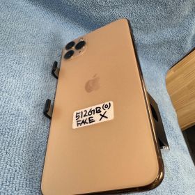 ジャンク扱い品Apple iPhone 11Pro Max 512GB ゴールド MWHR2J/A バッテリ97% SIMフリー