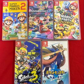 Switch ソフト 5本セット スーパーマリオパーティージャンボリー 等