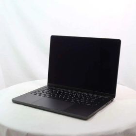 【中古】Apple(アップル) 〔展示品〕 MacBook Pro 14.2-inch Late-2024 MW2U3J／A Apple M4 10コアCPU_10コアGPU 16GB SSD512GB スペースブラック 〔15.7 Sequoia〕 【258-ud】