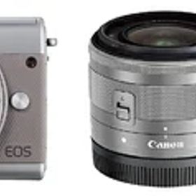 【中古】 Canon ミラーレス一眼カメラ EOS M100 ダブルレンズキット (グレー) EOSM100GY-WLK