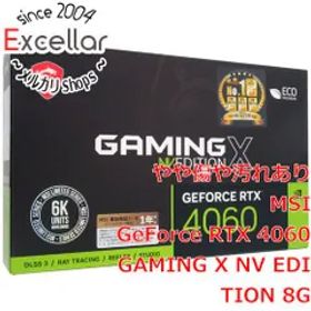 [bn:2] MSI製グラボ GeForce RTX 4060 GAMING X NV EDITION 8G PCIExp 8GB 元箱あり