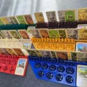 カタン拡張版対応！6人プレイ用カラートレイセット（全6色・3Dプリント製）