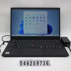 Lenovo ThinkPad X1 Carbon 8th Gen Core i5 10210U 1.6GHz/8GB/256GB(SSD)/14W/FHD(1920x1080)/Win11 【546259736】
