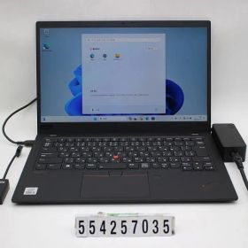 Lenovo ThinkPad X1 Carbon 8th Gen Core i5 10210U 1.6GHz/8GB/256GB(SSD)/14W/FHD(1920x1080)/Win11 【554257035】