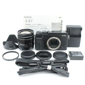 ■極上品■ FUJIFILM X-E1 レンズキット ブラック XF18-55