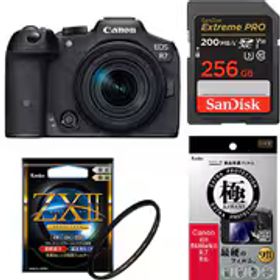 【安心セット 256GB】 [キヤノン EOS R7 RF-S18-150 IS STM レンズキット + メモリー + フィルターセット]