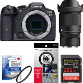 【安心セット 256GB】 [キヤノン EOS R7 ボディ + メモリー + フィルターセット]