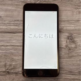 Apple iPhone 6 plus シルバー 本体 ひび割れあり
