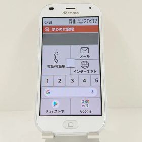 らくらくスマートフォン F-42A ドコモ ホワイト 送料無料 本体 c12585