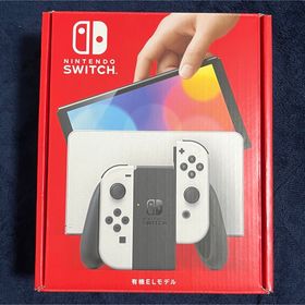 ニンテンドースイッチ(Nintendo Switch)のNintendo Switch 有機ELモデル ホワイト 新品未使用(家庭用ゲーム機本体)
