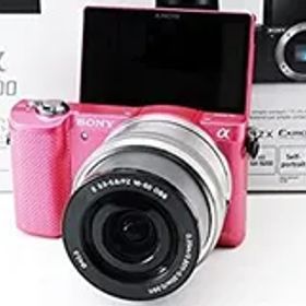 【中古】SONY ミラーレス一眼 α5000 パワーズームレンズキット ピンク ILCE-5000L-P