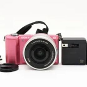 [極上品] ソニー SONY ミラーレス一眼カメラ ピンク α5000 ILCE-5000L #2379362A