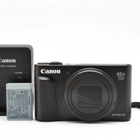 ■ほぼ新品■ CANON PowerShot SX740 HS ブラック PSSX740HSBK