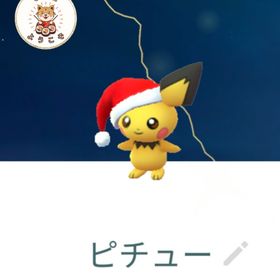 (アカウント-非対面トレード)海外•国産✨色違いピチュ(サンタ帽子)🎅 | ポケモンGOのアカウントデータ、RMTの販売・買取一覧