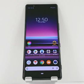 Xperia 5 SOV41 au ブラック 送料無料 本体 c15987 【中古】