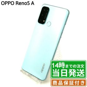 OPPO reno 5 A 5G SIMフリー ブルー 新品 15,500円 中古 8,600円