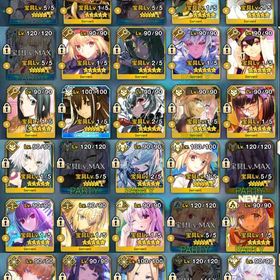 星5宝具5鯖8種 Lv120鯖9種 | FGOのアカウントデータ、RMTの販売・買取一覧